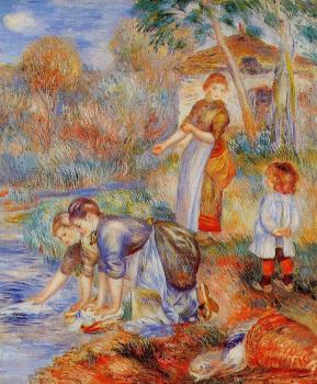 皮埃爾 奧古斯特 雷諾阿 Laundresses 皮埃爾 奧古斯特 雷諾阿 Laundresses